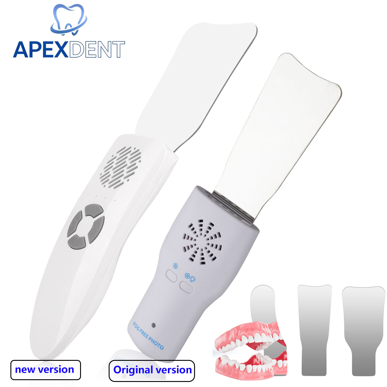 Photography Lighting - Kit Cermin Anti-Kabut Gigi dengan Lampu