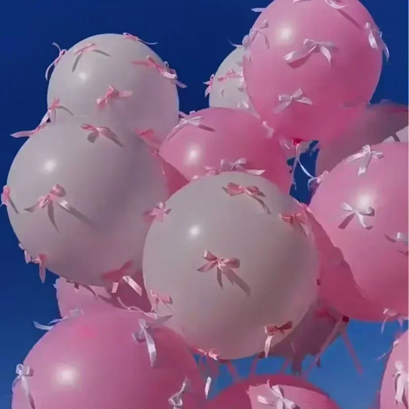Photography Year - 5 buah balon busur merah muda