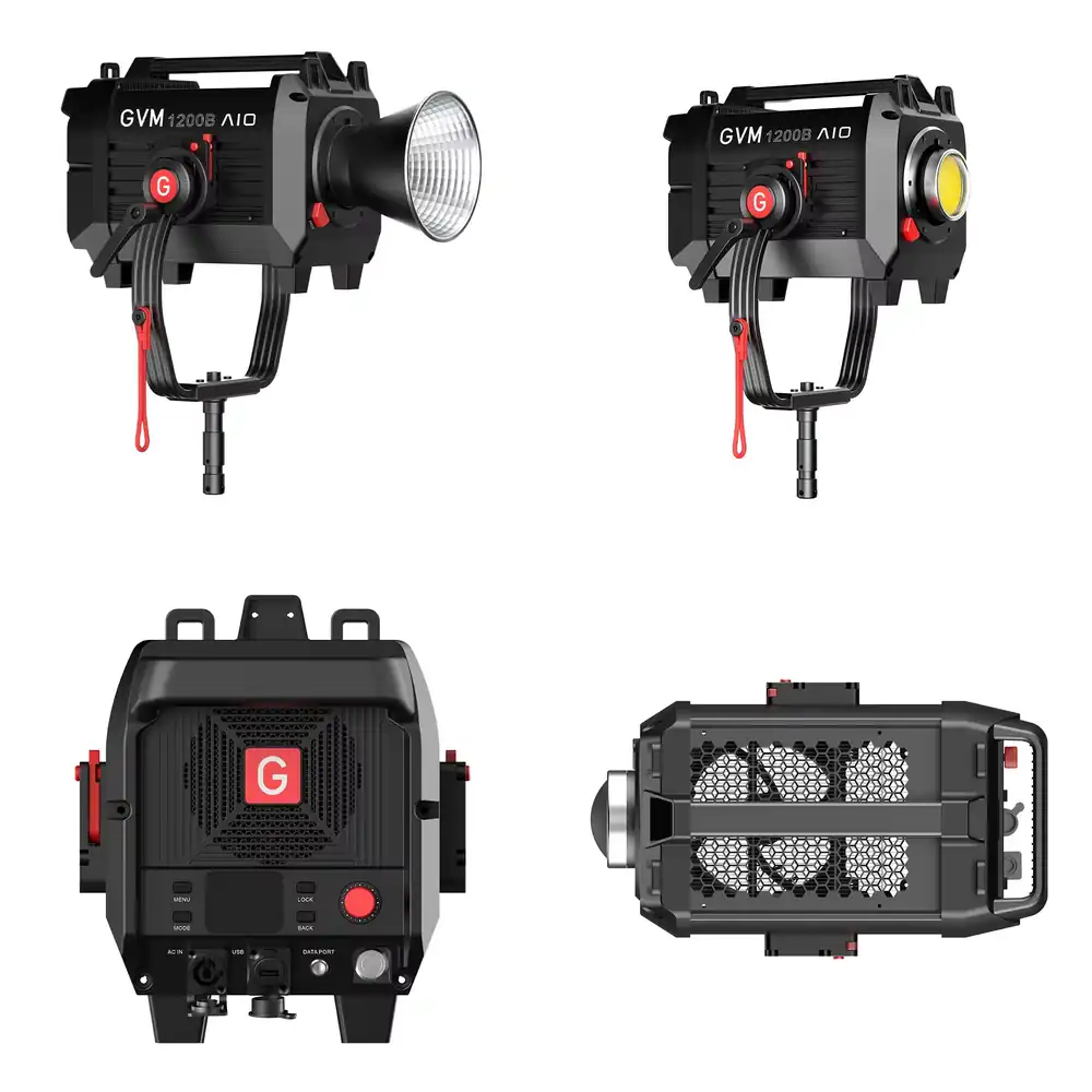 Photography Lighting - GVM SD1200B AIO 1200W Lampu Sorot