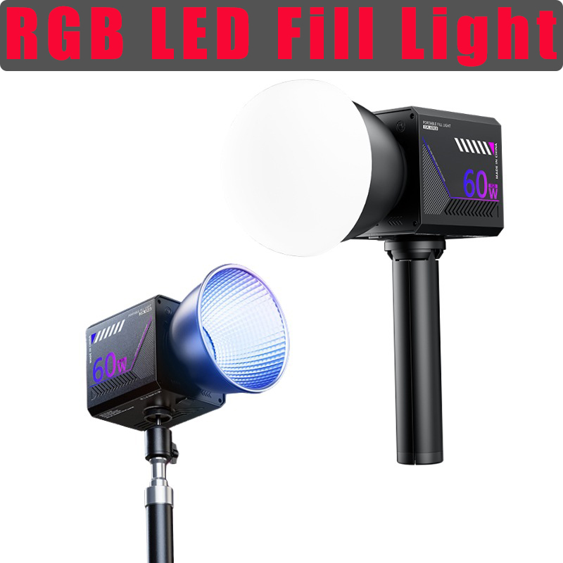 Photography Natural Lighting - Lampu Video RGB 60W Portabel LED