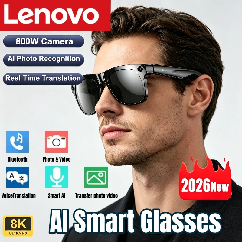 Photography Videography - Kacamata Pintar Lenovo AI 8K HD