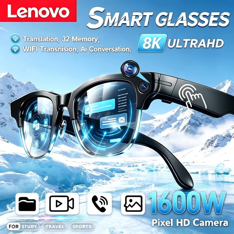 Photography Videography - Kacamata Pintar AI Nirkabel Lenovo Kontrol