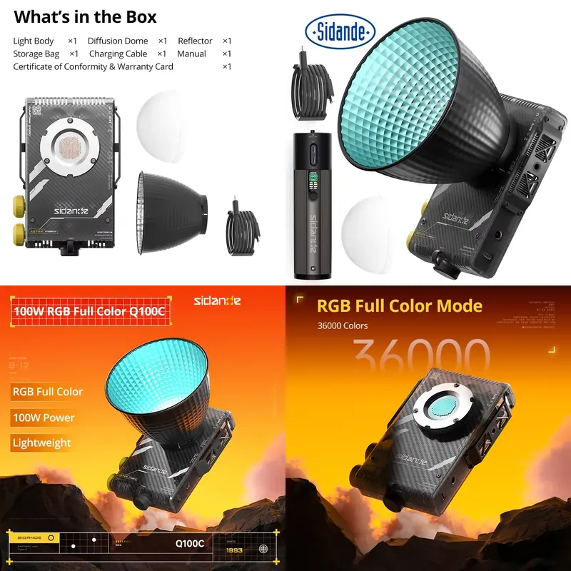 Merek Untuk Sidande Q100C Q100 - Photography Lighting ulasan dan harga