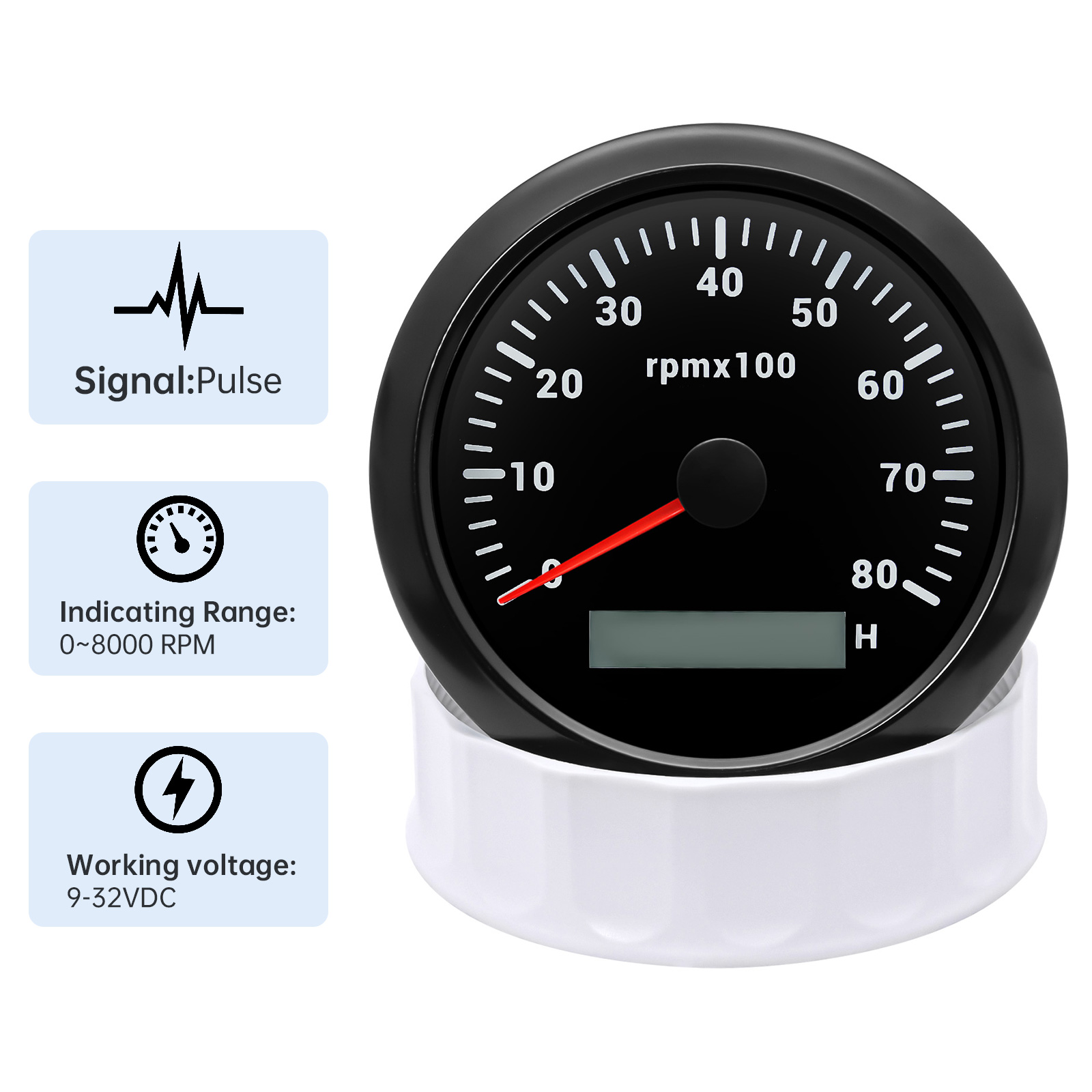 Tachometer RPM otomatis bulat, - Light Meter Incident ulasan dan harga
