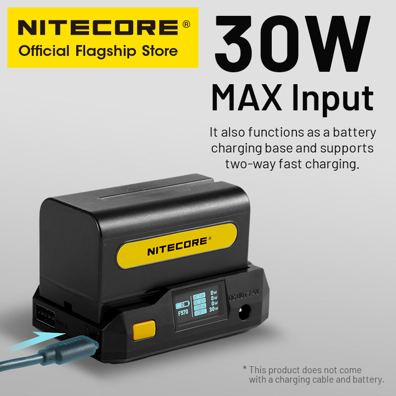 NITECORE BAP10 NP-F Pelat Adap - Photography Videography ulasan dan harga