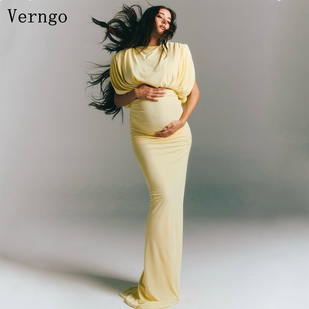 Verngo Gaun Hamil Krep Kuning  - Photography Natural Lighting ulasan dan harga