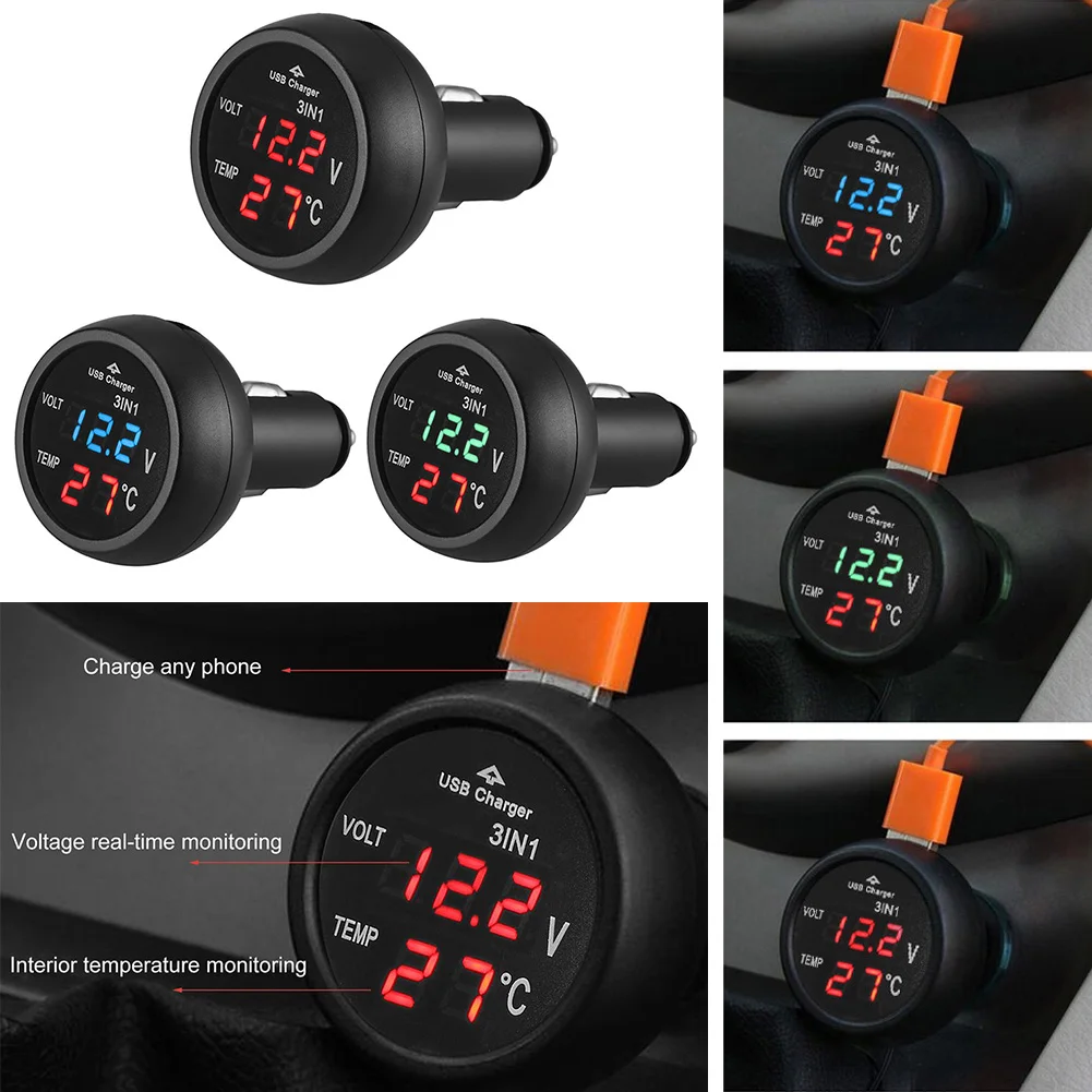 Volt Meter mobil 3 in 1 12/24V - Light Meter Incident ulasan dan harga