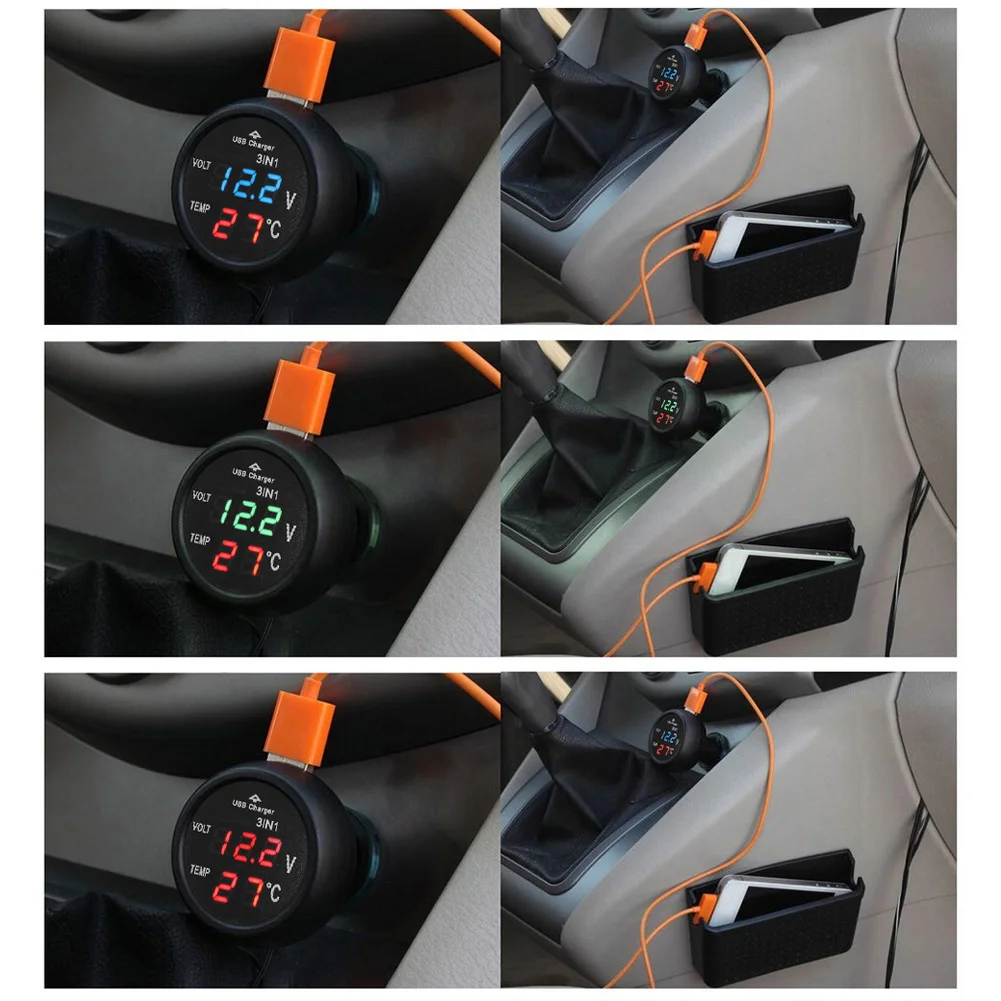 Volt Meter mobil 3 in 1 12/24V - Light Meter Incident ulasan dan harga