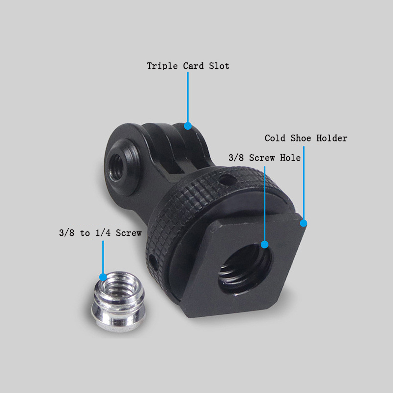 Adaptor Hot Shoe Mount Alumini - Hot Shoe Adapter ulasan dan harga